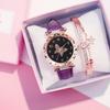 Women'S Bracelet Watch Fashion Simple Butterfly Five-Piece Watch Set Women'S Watch
