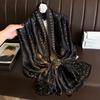 Spring Scarf Women'S Luxury Design Polyester Material Smooth Scarf Soft Shawl Beach Scarf