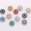 Elegant Multicolor Glass Cufflinks With Alloy Base For Business Meetings And Formal Event