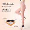 LANGSHA Women's Silk-Blend Thermal Stirrup Leggings