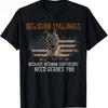 Belgian Malinois American Flag Funny T-Shirt Dog Gift Unisex T-Shirt Men's T-shirts for