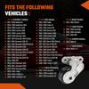 Serpentine Pulley AC Belt Tensioner Wear Resistant Non Deformable Quick Install Easy To Use Quick Install Car Tensioner