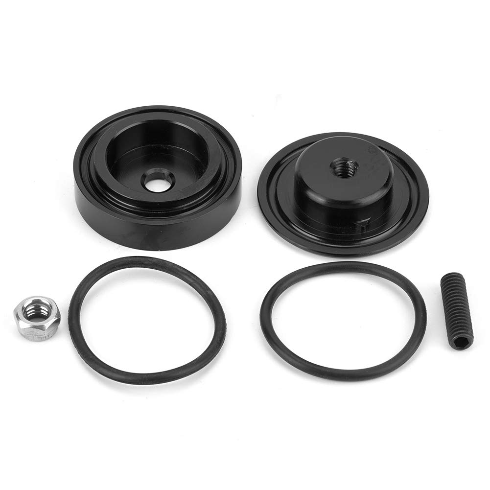 KIMISS Rear Wiper Removal Kit, Car Rear Wiper Block Off Removal Kit Plug Grommet Cap Fits Acu ra CRX (Black)