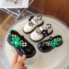 Spring Leather Shoe Fashion Princess Girl Shoe Exquisite Elegant Classic Kid Sandals Retro Soft Sole Anti Slip Classic Mary Jane