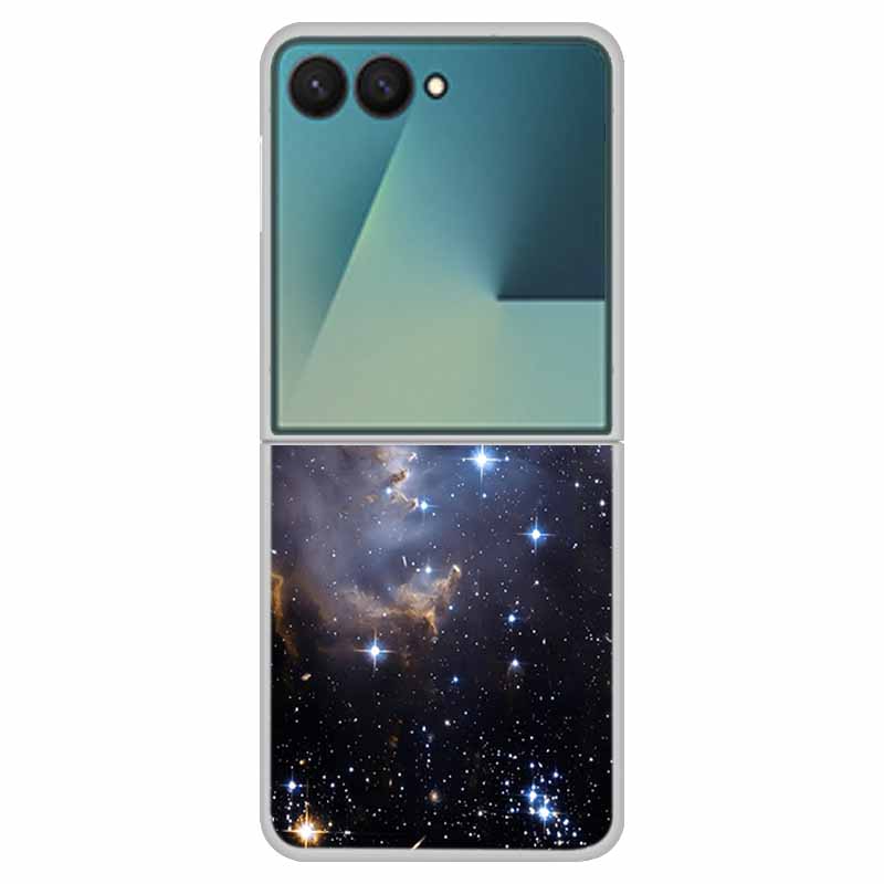 Phone Case For Samsung Galaxy Z Flip 7 5G Case ZFlip 7 Funda 6.9" Clear Plastic / PC Hard Coque For Samsung Galaxy Z Flip7 Cases