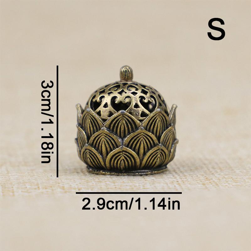 

1 шт. Лотос Мини Поделки Украшения Железо Простота Жаростойкий Чайные Комнаты Металлическая Настольная Подставка Под Благовония Элегантная S