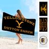 Yellowstone Dutton Asciugamano Microfibra Asciugamano da Spiaggia Assorbente Asciugatura Rapida Morbido Yoga Nuoto Resort Arrampicata su Montagna Asciugamano