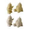 Creative Pear Statues Book Holder Decorative Figurine Bookends Art Sculpture for Office Bookshelf Living Room Decoration