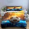 Soccer Ball with Lights. Bedding Sets Duvet Cover Sets Duvet Covers Pillowcases(1 * Duvet Cover 2 * Pillowcases Without Duvet Insert)