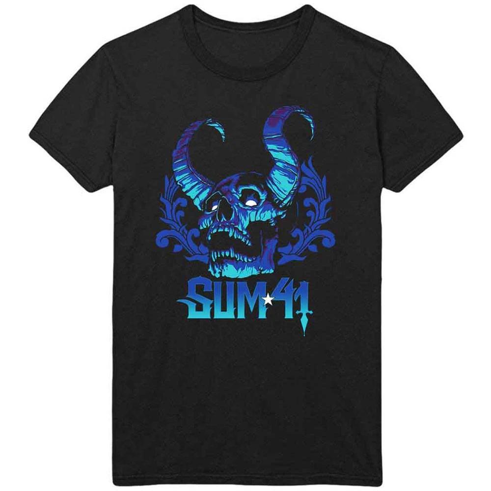Sum 41 Blue Demon T Shirt XL