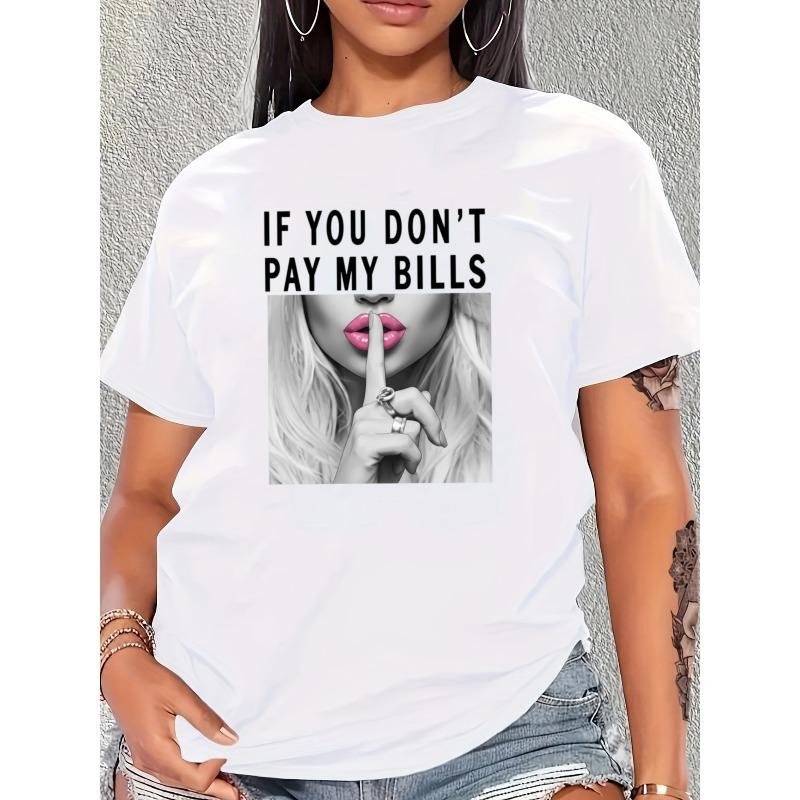 Women's Short-Sleeve T-Shirt Medium-Stretch Fabric Suitable for Spring Summer Fall, Casual Attire or Gift - 5 Colors Available (No Chest Padding)