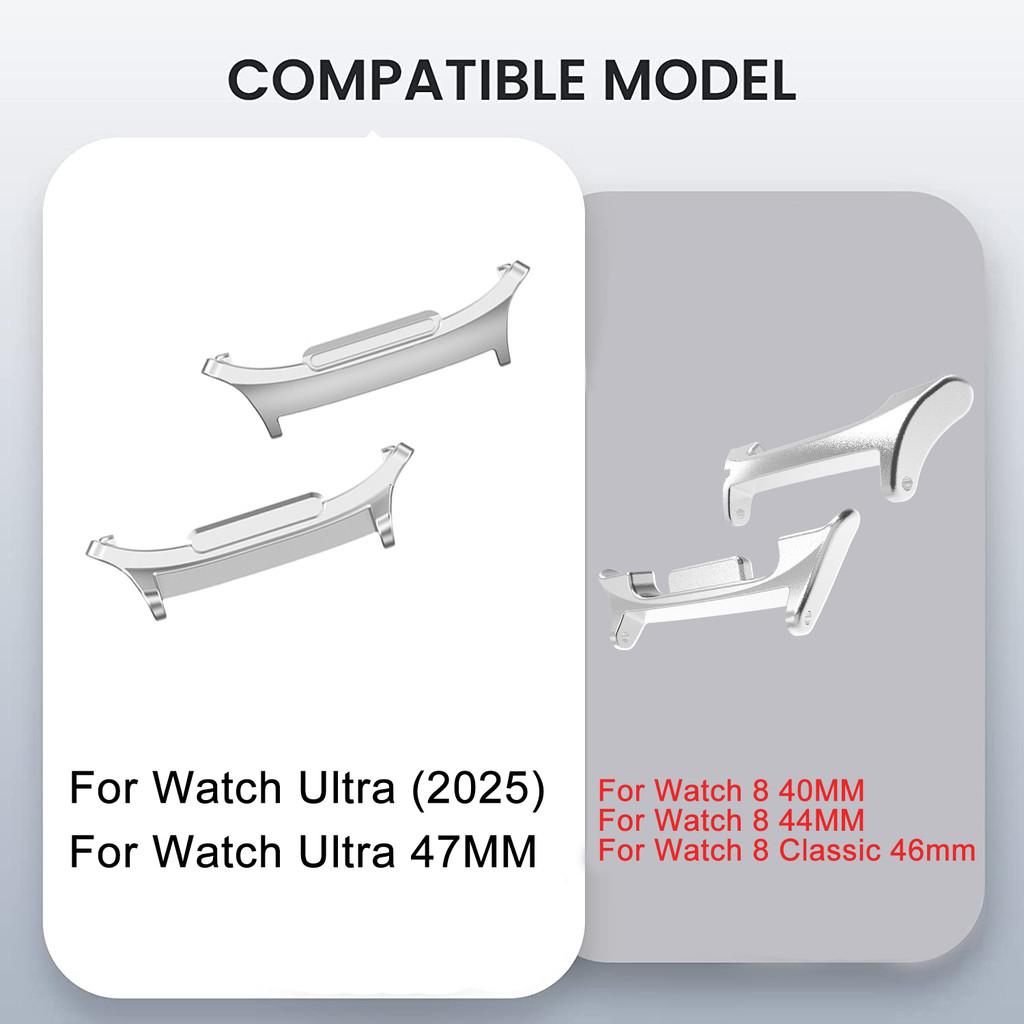 Titanium Strap for Samsung Galaxy Watch 8 40mm 44mm 8Classic 46mm Luxury Bracelet for Samsung Galaxy Watch Ultra 47mm/Ultra 2025