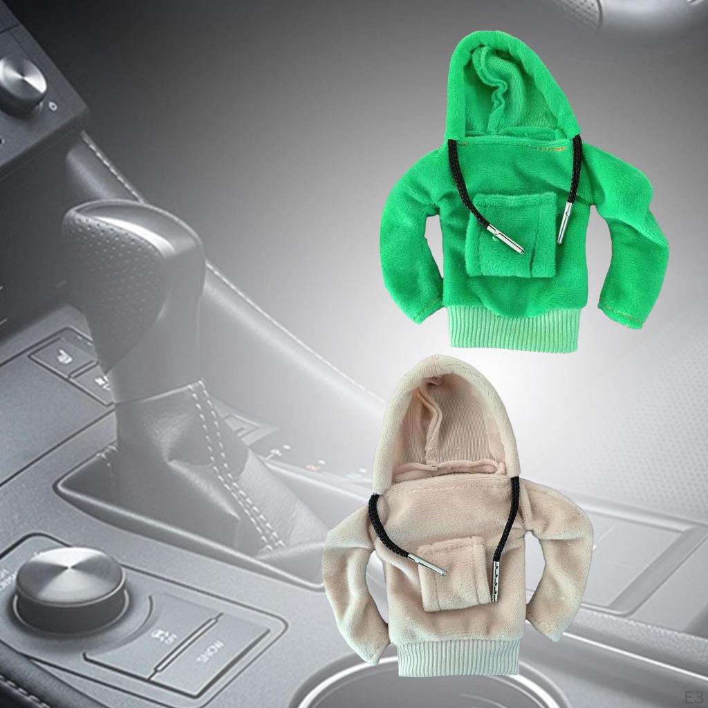 Automotive Gear Shifter Knob Cover, Protector Hoodie, Universal Anti Slip,