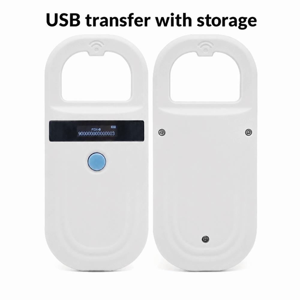 Scanner per Microchip per Animali a Frequenza 134.2KHz Scanner per Chip Animali USB Bluetooth Identificazione Animale