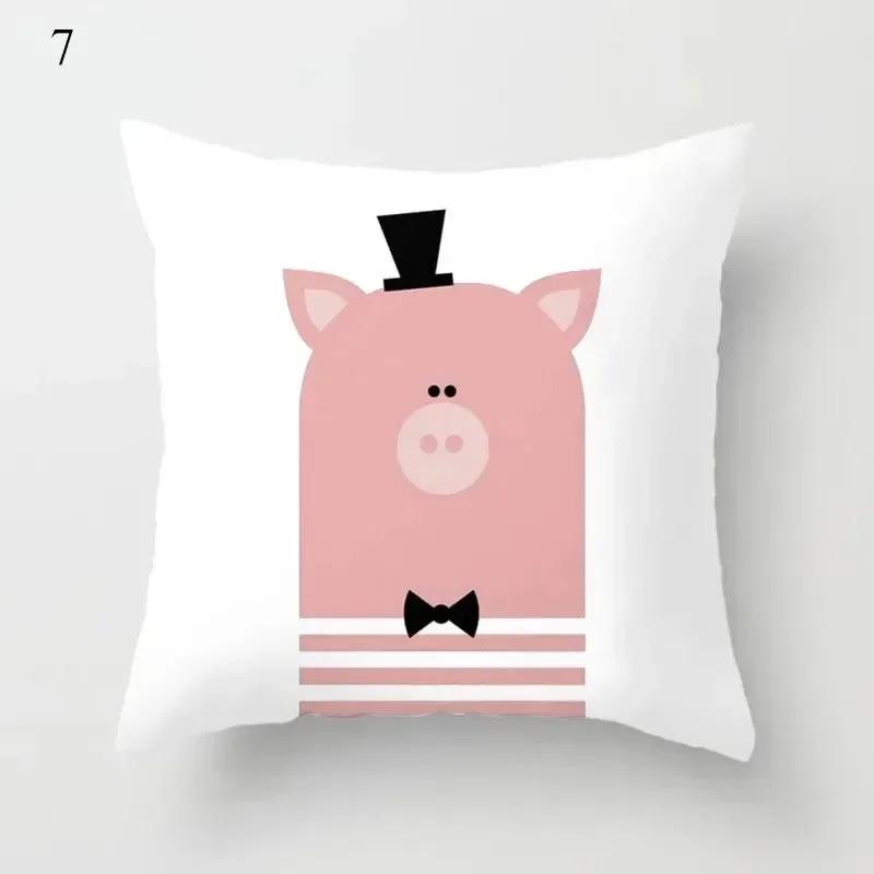 Simple Cartoon Cloud Moon Star Pattern Luxury Home Decorative Pillowcase Cushion Cover Living Room Sofa Cushion Cover