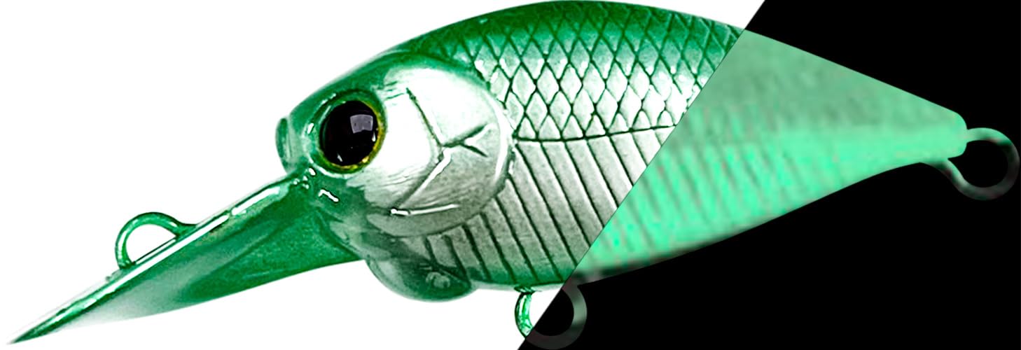 

LUCKY CRAFT Deep Crape Bell Fishing Lure Crankbait Glow ~цвет бычка~ (2714 Чари)