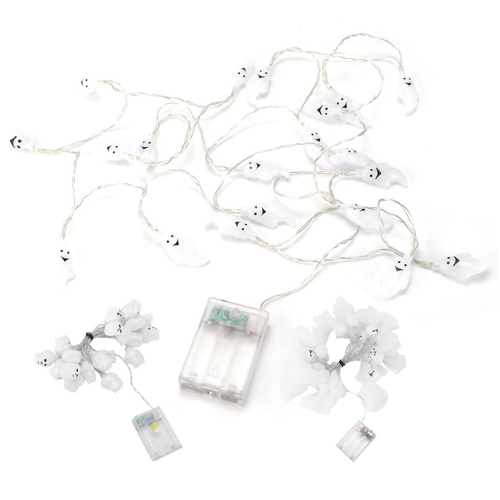 Skeleton Lights Mini Portable Battery Powered Energy Saving LED Lights Halloween Skull Lights