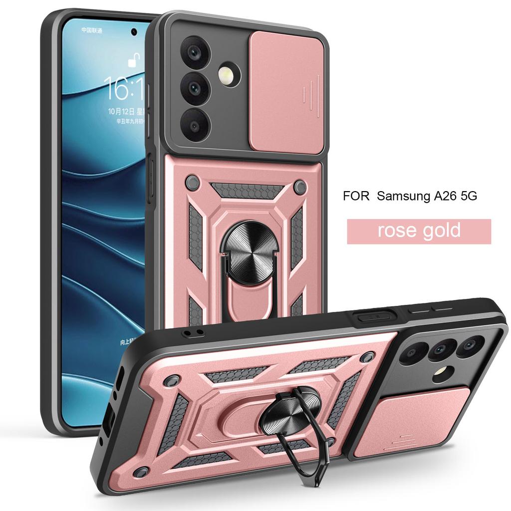 Shockproof Armor Case For Samsung Galax A26 5G Car Holder Phone Cover For Samsung Galaxy A26 Camera Lens Protection Fundas