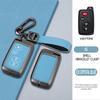 Car Key Case Cover Zinc Alloy Leather For Toyota Prius 30 Alpha Aqua Land Cruiser Auris For Lexus Lc 200 2012-2014 Parts Keychai