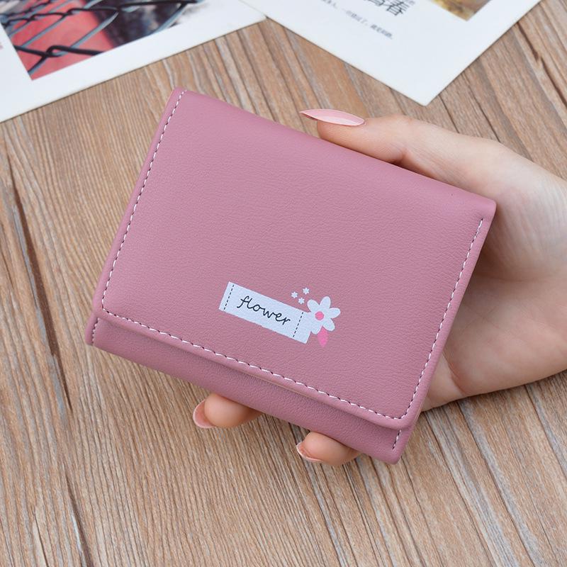 

Новый тонкий короткий женский кошелек - модный, простой, большой емкости, мягкий складной дизайн