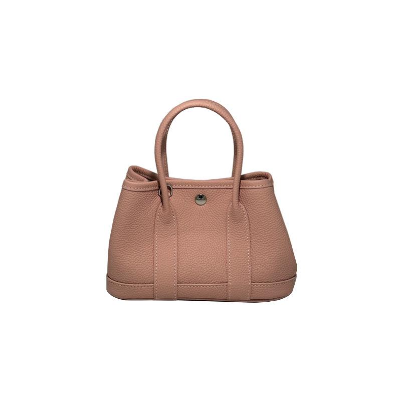 First layer cowhide garden bag going out fashionable commuter handbag shoulder bag women's bag