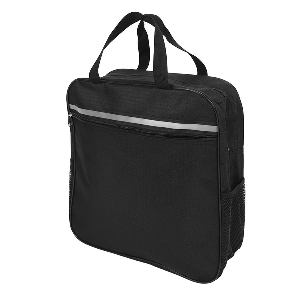 Wheelchair Backpack Bag Oxford Cloth Large Storage Wheelchair Backpack Pouch with Reflective Stripe