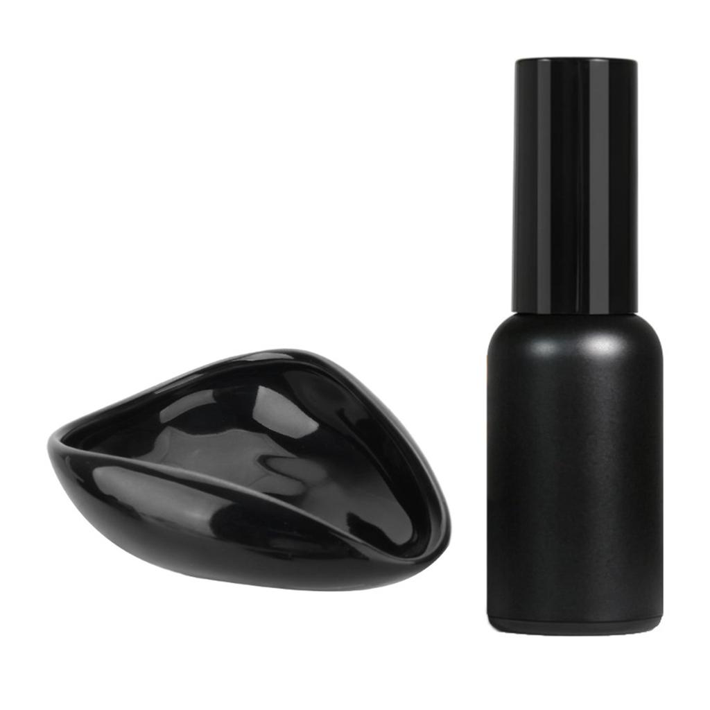 Ceramic Coffee Bean Measuring Cup Sprayed Bottle Set Coffee Dosing Tray Coffee Brewing Equipment Suitable for Coffee