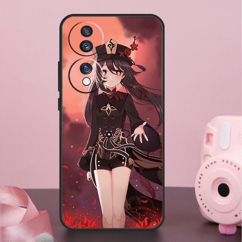 Genshin Impact Hutao Case For Honor 90 70 50 10 Magic 5 Lite Magic 6 Pro X7 X8 X9 X6a X7a X8a X9a X9b X8b Cover