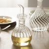 Striped Transparent Glass Oil Bottle Olive Oil Seasoning Soy Sauce Vinegar Leak-proof Kitchen Seasoning Bottle Barbecue Bottle
