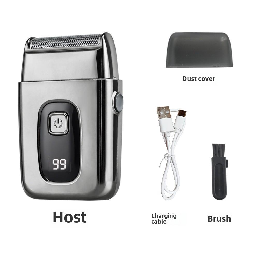 

Возвратно-поступательная мужская электрическая бритва Мини Портативная бритва Дорожный зарядный пояс Цифровой дисплей