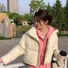 Winter Women Clothes Cropped Jackets Parkas Warm Stand Collar Cold Coat Zipper Puffer Jacket Korean Fashion Cotton-padded Jacket