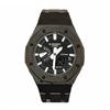 Herren Flüssigkristall, Analog Dual Display Serie 44mm Schwarze Uhr GA-2100SKE-7A(Watch3--)