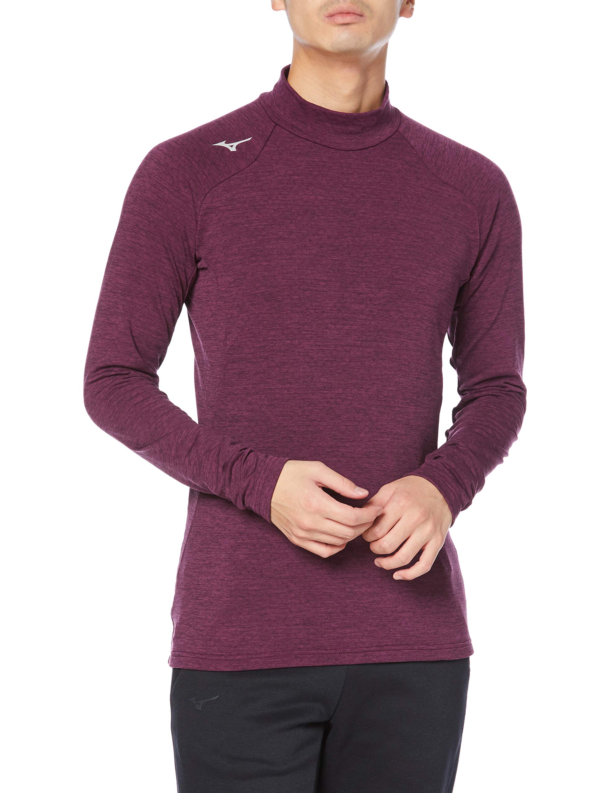 

Mizuno Stretch Fleece Training Prune Size 2XL Men s Shirt, 32MA0542, Mok,