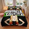 3Pcs Avril Lavigne Punk Style Bedding Sets For All Sizes New 3D Printed Bed Cover Comforter Duvet Cover Pillowcase Bedroom Decoration