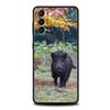 Animal Wild Boar Phone Case For Samsung Galaxy S25 S24 S23 S22 Ultra S20 S21 FE 5G S10 S9 Plus S10E Soft TPU Cover