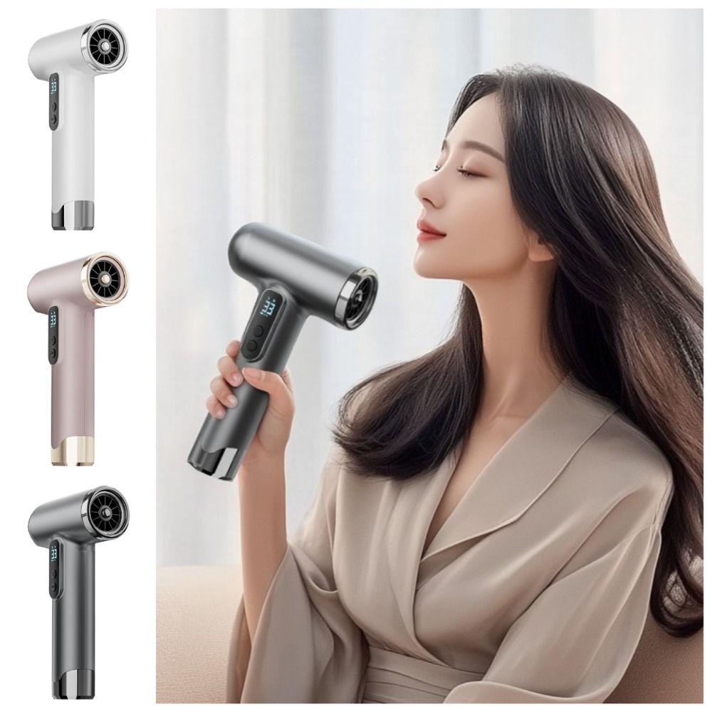 Quick-Drying Wireless Hair Dryer High-Speed Hair Styling Tool Portable Blow Dryer Travel