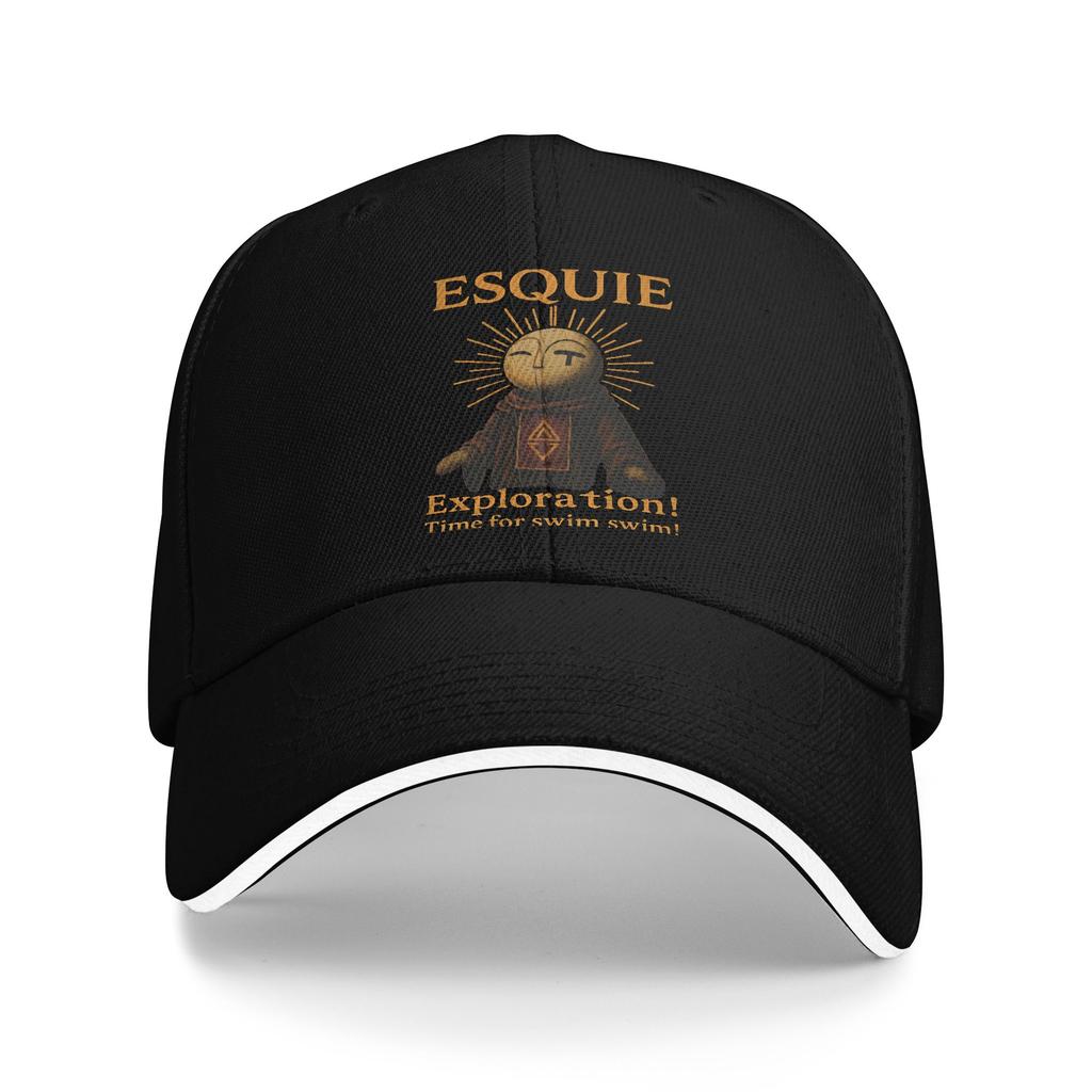 My Friend Esquie Baseball Caps Fashion Clair Obscur Expedition 33 Sandwich Caps Unisex Women Breathable Hats Cap Workouts