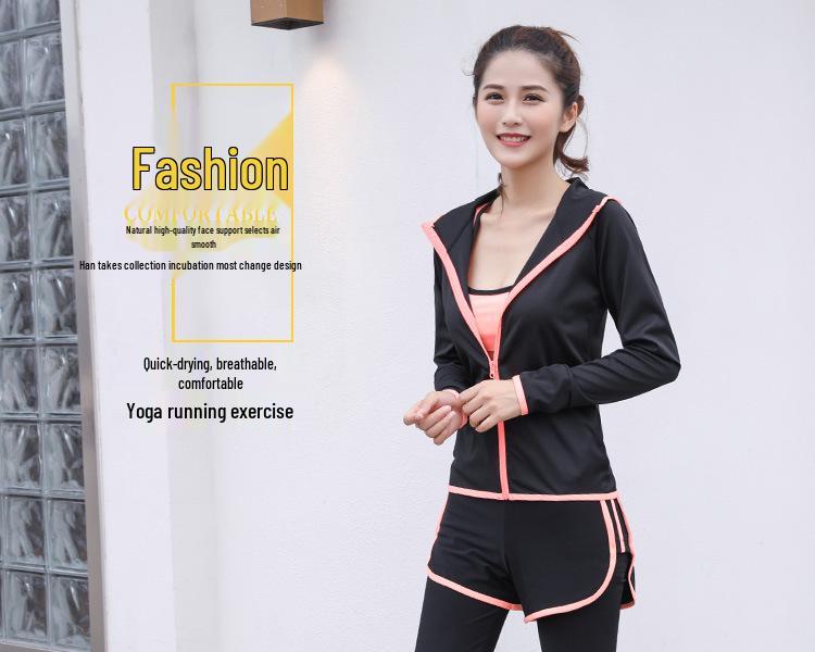Women's Spring/Summer Yoga & Sports Set: Outdoor Exercise & Gym Fitness Wear
