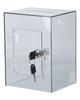 Acryl-Spardose mit Verriegelung, transparentes Sparglas