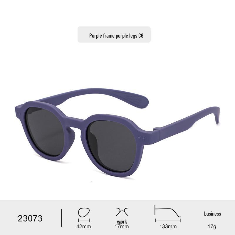 Kid s Polarized Sunglasses: Versatile Sun Protection with Soft Rubber Frame 23073