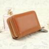 New lychee pattern fashion zipper card bag, women's card clip, credit card small change bag, one piece.