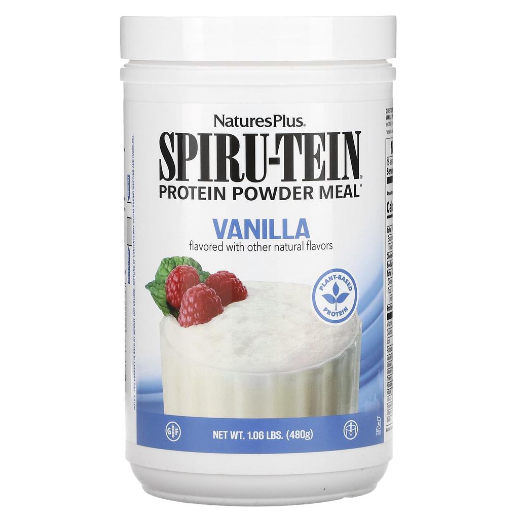 Spiru-Tein, Protein Powder Meal, Vanilla, 480G (1.06Lb)