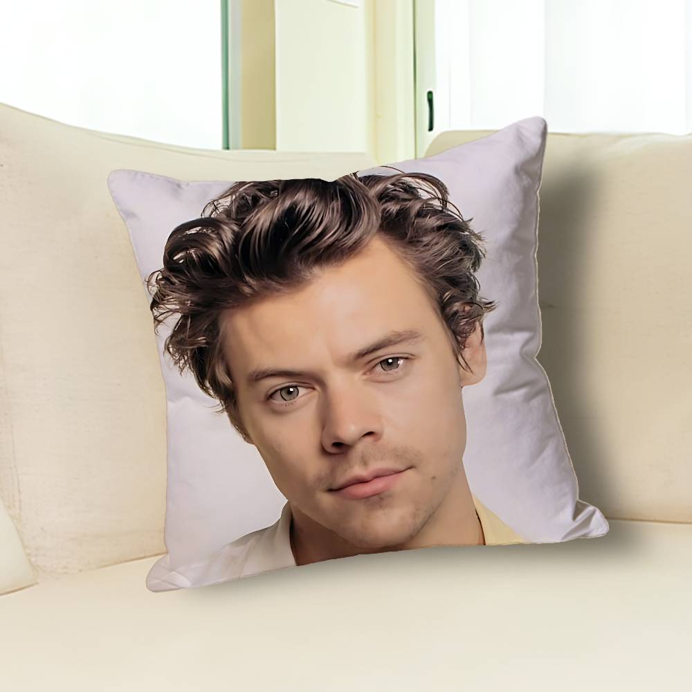 Povlaky na polštář H-Harry S-Styles pro ložnici obývací pokoj pohovku domácí dekorace Polyesterový potah na polštář se zipem