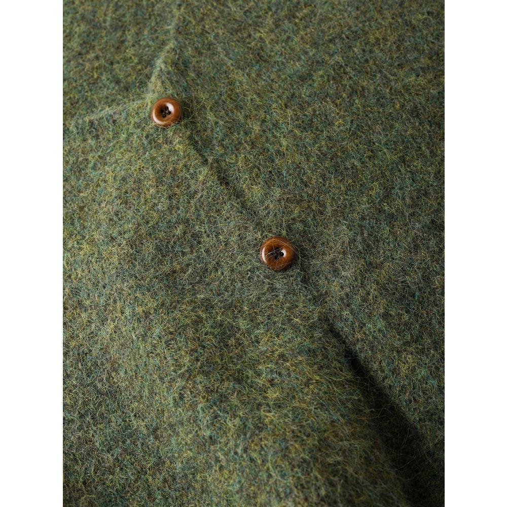 DIMANAF 2025 Höst Kvinnor Ärmlös Väst Knappar Tröjor Stickning Casual Stil Lös Tröja