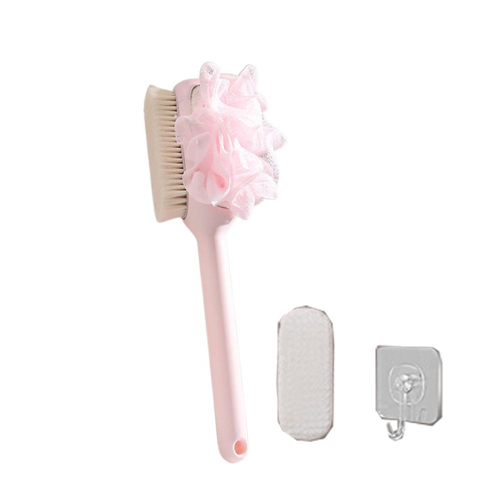 

Comfortable 3 in 1 Body Scrubbers Smooth Skin Care Shower Skin Massager Bathroom Accessories рожевий
