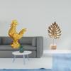 Feng Shui Metal Figurine Creative Home Decor Abstract Statue Nordic Ornament for Birthday