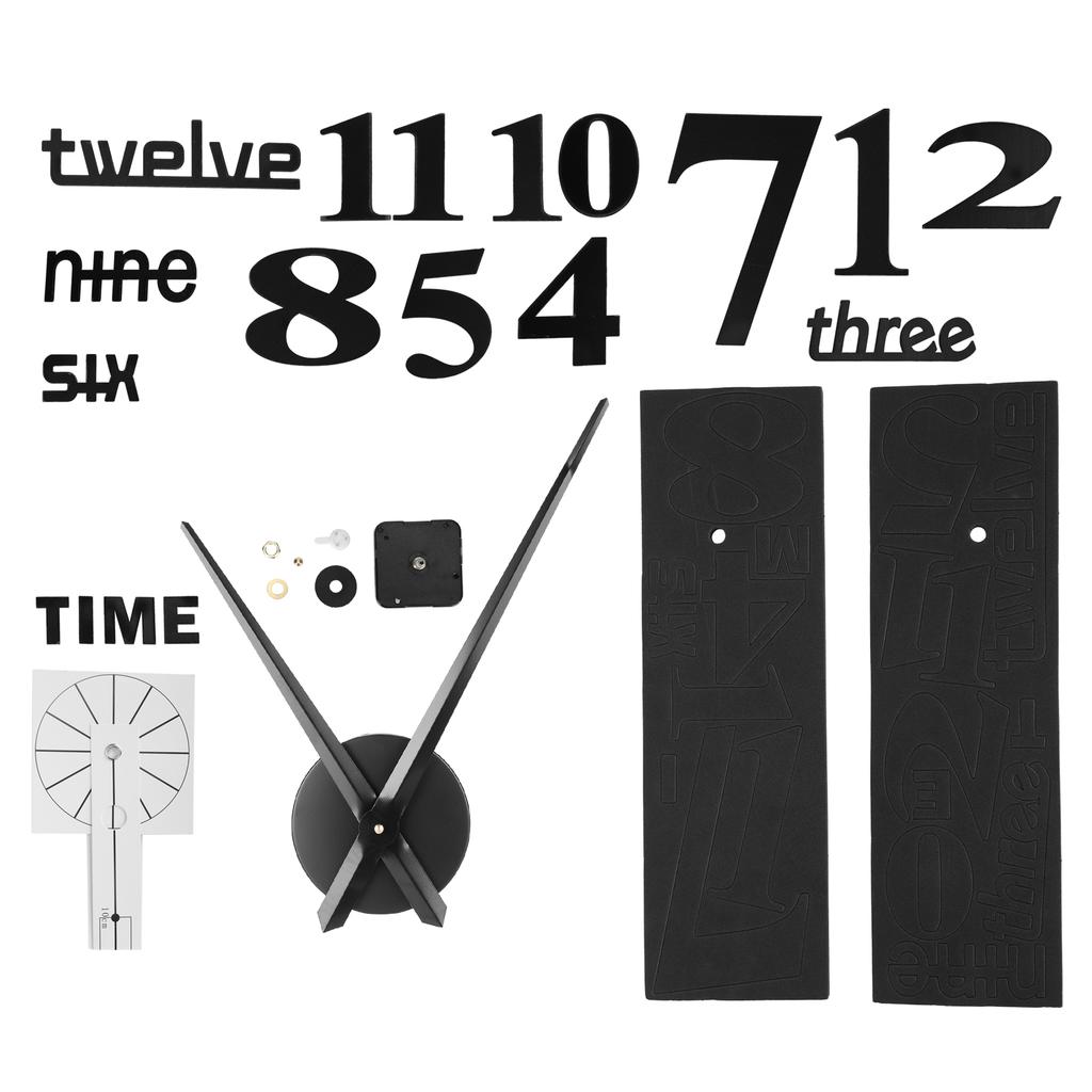 Frameless DIY Wall Clock Modern Mirror Wall Sticker for Home Living Room Bedroom Decor