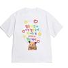 Korean Style Versatile Fashionable Retro Cute Pink Cat and Gun Print Tshirt Couples Allseason Street Style Shirt