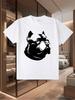 Men's 100% Pure Cotton Short Sleeved T Shirt in Pure White Which Is Slightly Elastic and Versatile