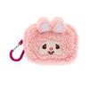 Monchhichi Round Small Hanging Bag With Zipper Cute Wallet Storage Mini Monchhichi Backpack Charm Cute Plush Monchichi Gifts